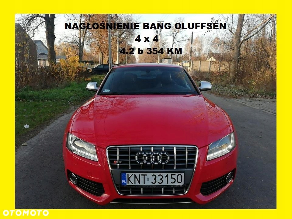 Audi S5 4.2 b 354 KM 4x4 Navi BANG OLUFFSEN Skóra