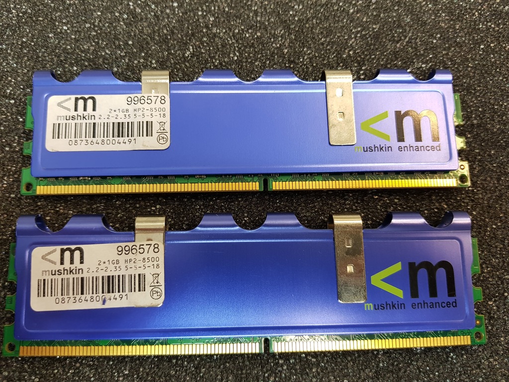 Mushkin DDR2 2GB (2x1GB) 8500/1066