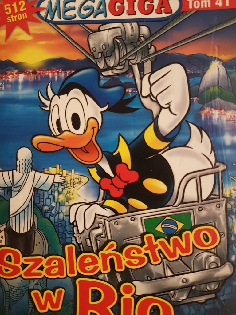Komiks Kaczor Donald MegaGiga Szaleństwo w Rio