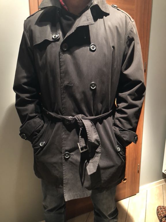 Kurtka płaszcz wiosenno-jesienny XL czarny