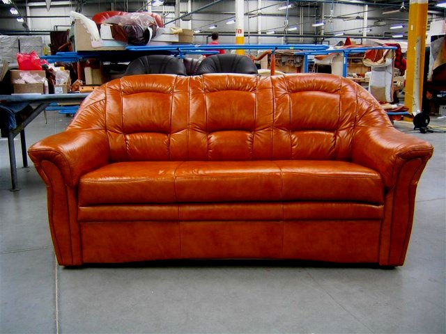 SOFA KANAPA HADDON + FOTEL , NATURALNA SKÓRA