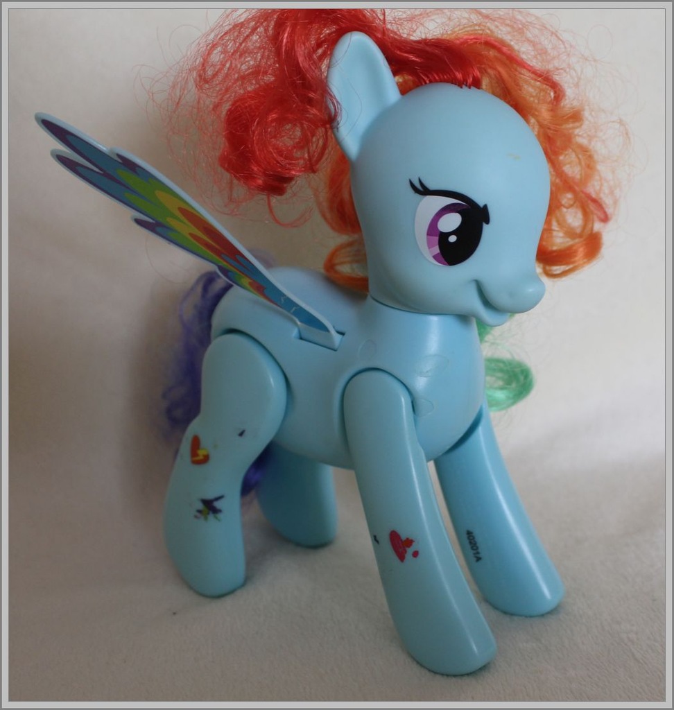 MY LITTLE PONY SKACZĄCA RAINBOW DASH KONIK KUCYK!