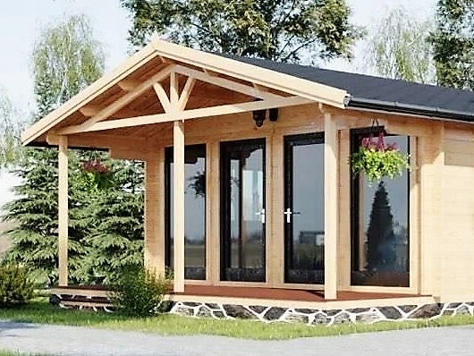 WSZYSTKO W CENIE ! 8x6 domek letniskowy 6x6 W8-LUX