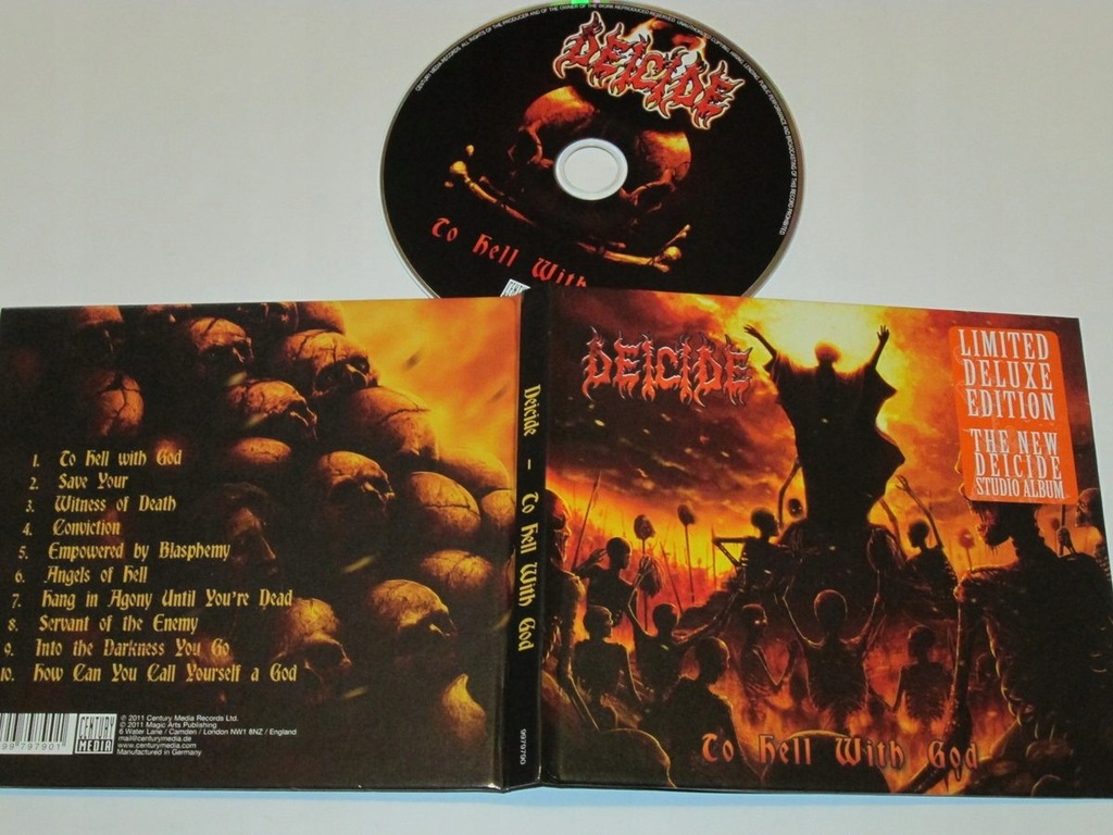 DEICIDE-TO HELL WITH GOD CD LIMITED DELUXE EDIT.
