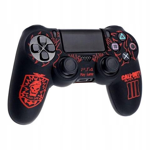 Etui silikonowe pada PS4 CALL OF DUTY + Nakładki