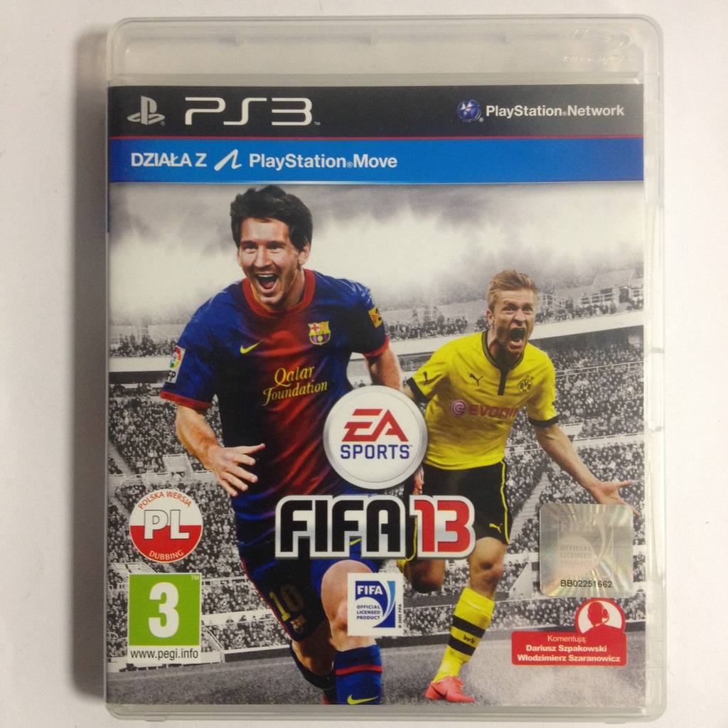 FIFA 13 / POLSKA / PL / PS3 / KRAKÓW / ULTRAGAMES - 7536007537 - oficjalne  archiwum Allegro