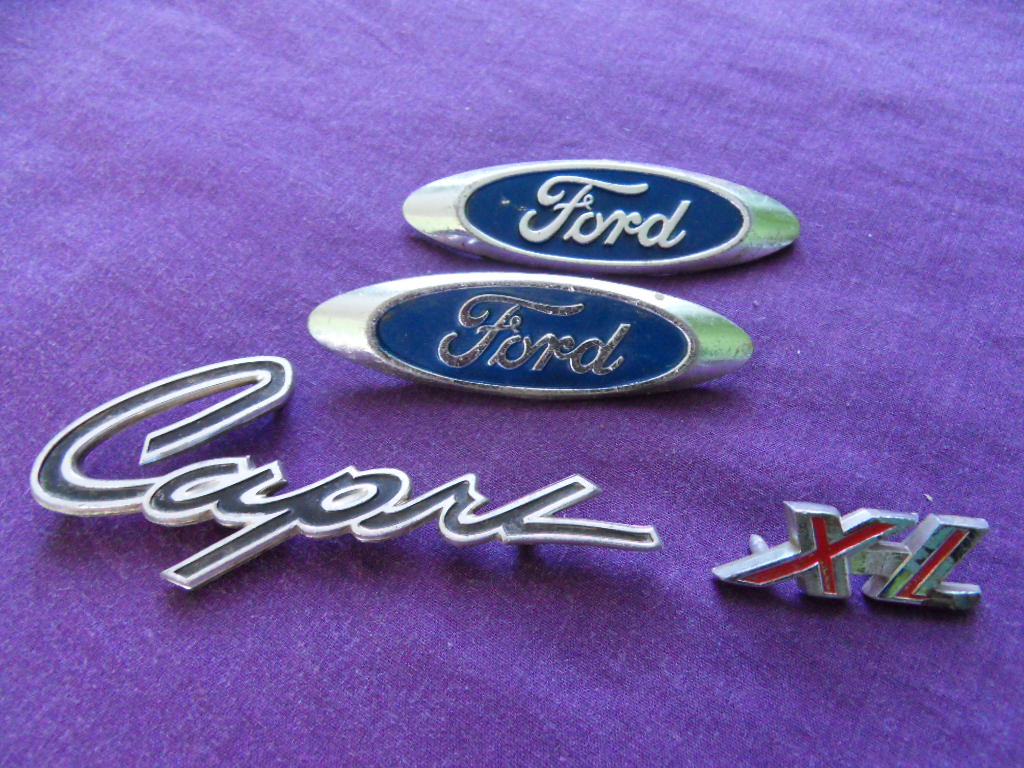 Emblemat znaczek napis logo Ford Capri retro klasy