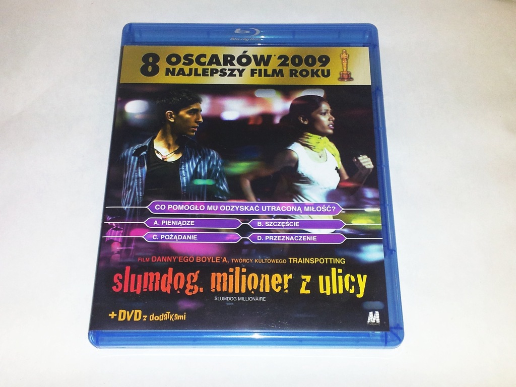 Slumdog - Milioner z ulicy - Blu-Ray - 8 oscarów