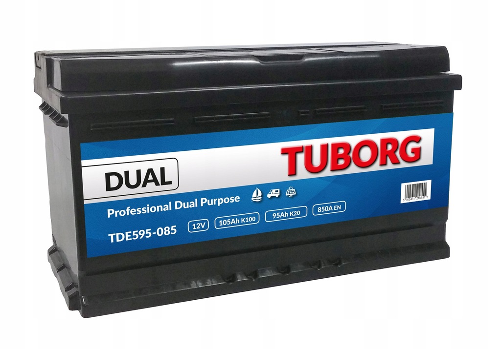 Akumulator Tuborg Dual 12V 95Ah 850A Włocławek