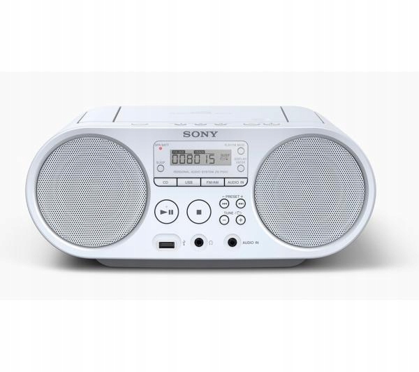 Radioodtwarzacz CD Sony ZS-PS50 MP3 WMA BIAŁY