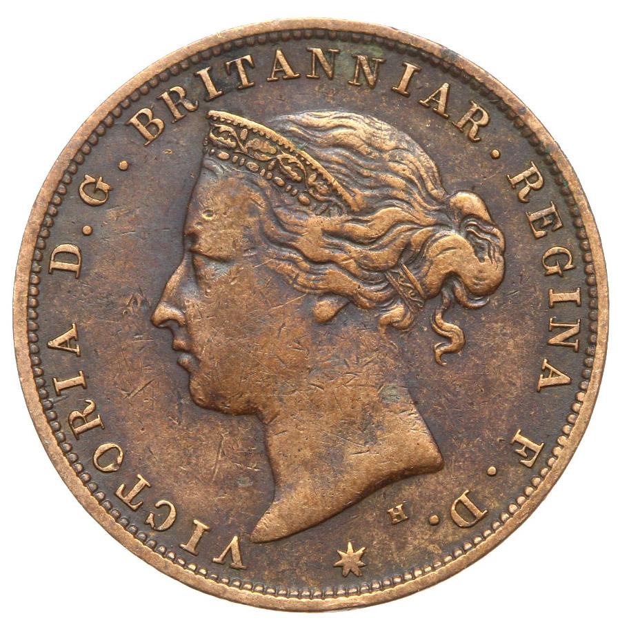 Jersey - moneta - 1/24 Szylinga 1877 - RZADKA !