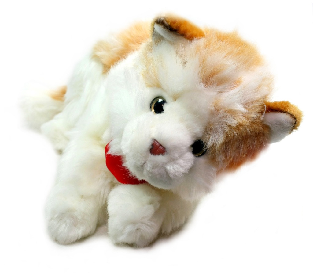 MASKOTKA KOT PLUSZOWY KOTEK LEŻĄCY 27CM ROXI