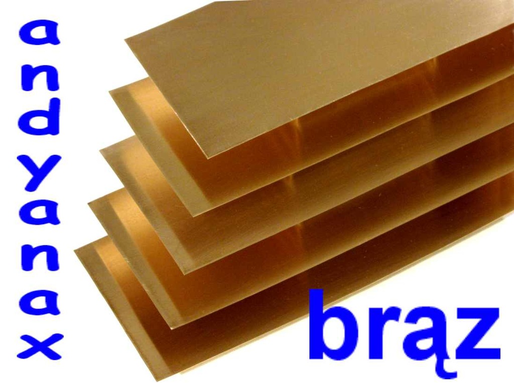 3 mm BRĄZ blacha blaszka z BRĄZU 47x3x150mm CuSn6