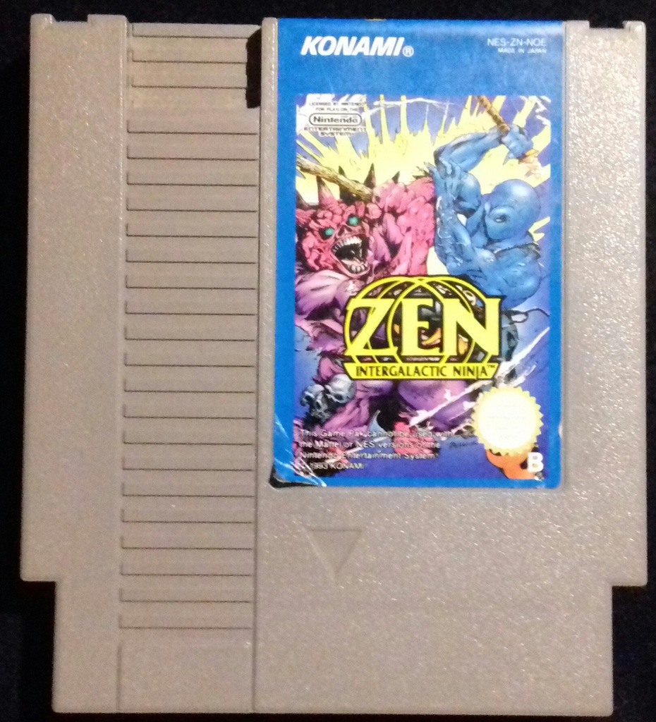 Zen Intergalactic Ninja NES Game PAL B - 7130938428 - oficjalne archiwum  Allegro