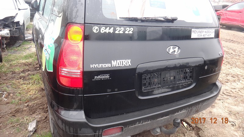 Hyundai Matrix klapa tył