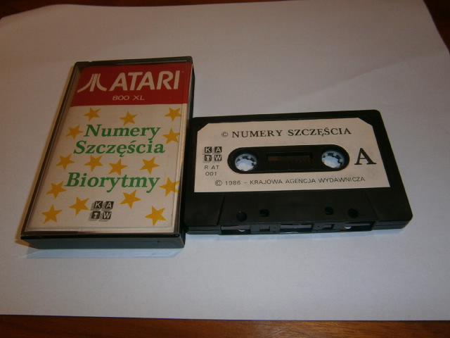 ATARI 800 XL - NUMERY SZCZESCIA , BIORYTMY KAW001