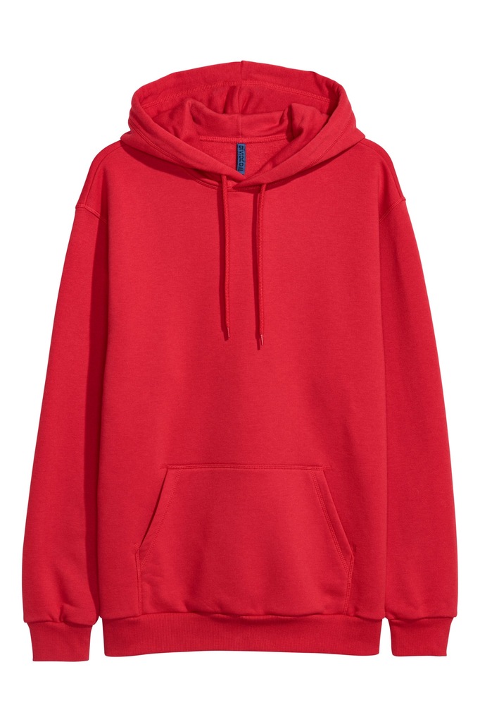 H&M Nowa bluza kangurka czerwona kaptur 79,90