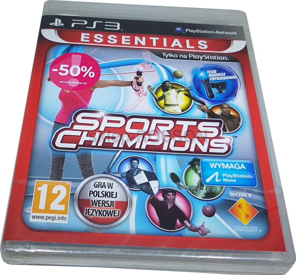 SPORTS CHAMPIONS PS3 MOVE SKLEP ROBSON PO POLSKU