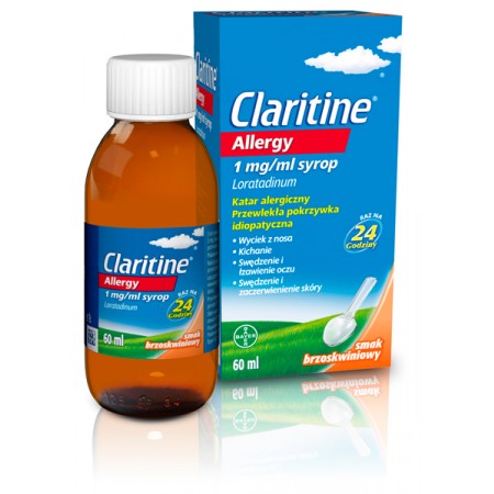 Claritine Allergy syrop 60 ml APTEKA P-Ń