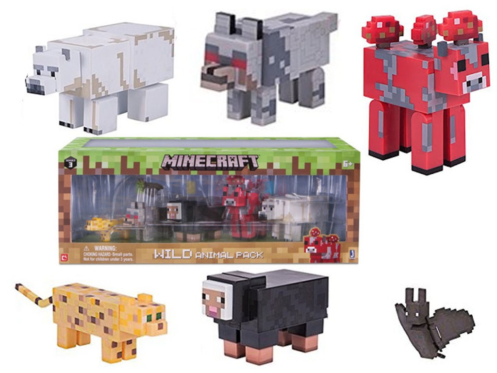 Minecraft Figurki Dzikie zwierzęta Moby JAKOŚĆ