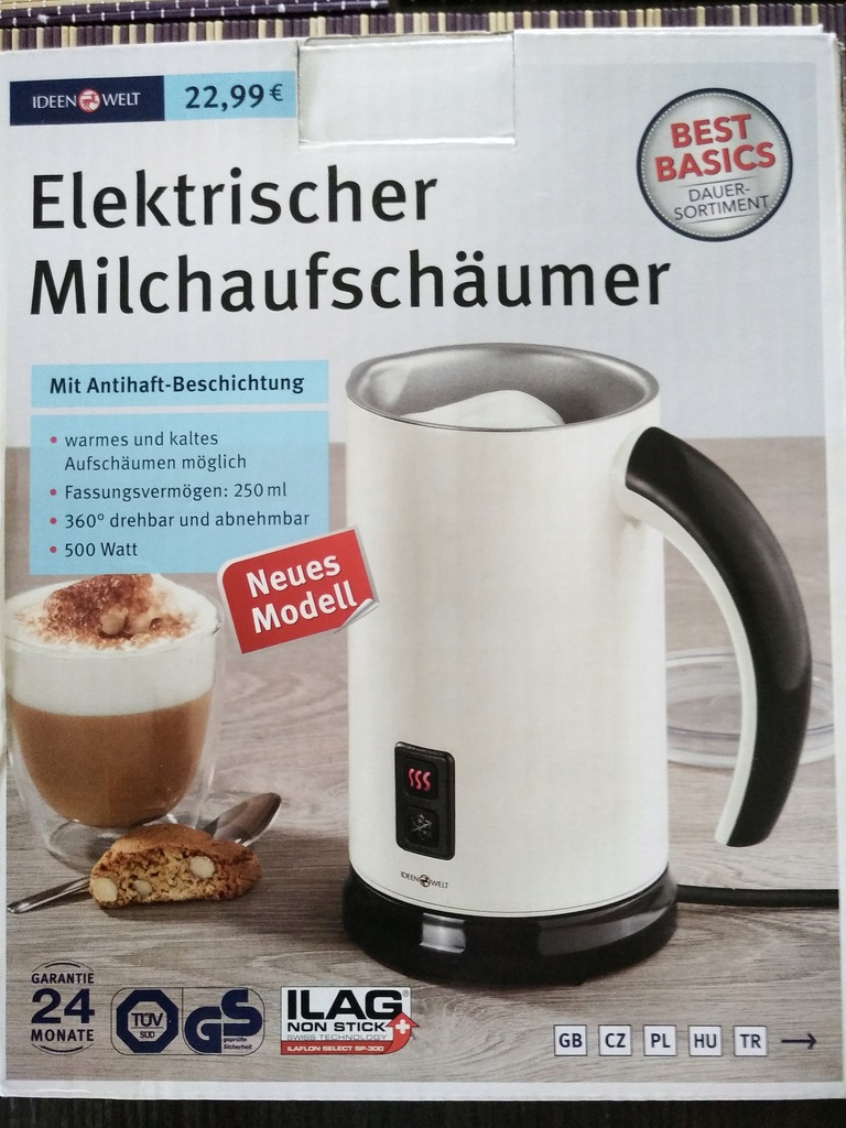 SPIENIACZ do mleka ROSSMANN 500 W IDEEN WELT BCM
