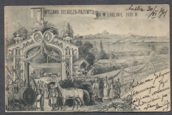 Lublin, Wystawa Rolniczo-Przemysłowa, RRR.1901r.