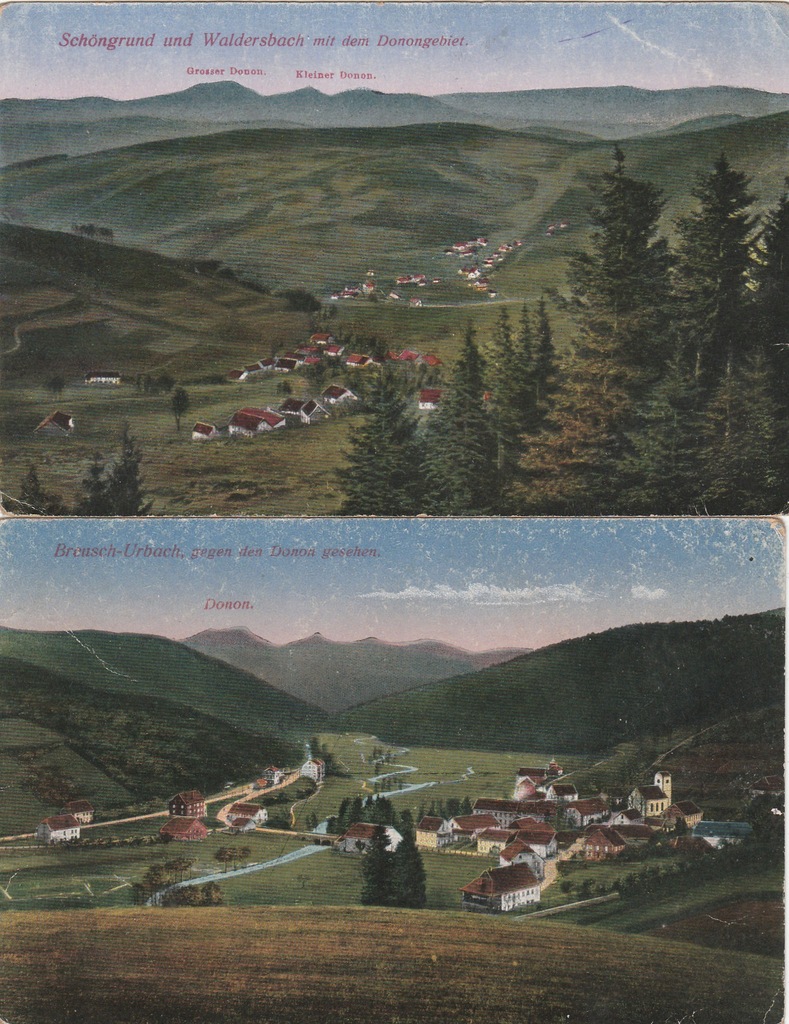 Pocztówki niemieckie z terenów Alzacji