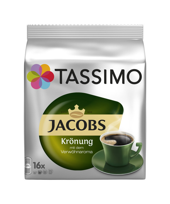 TASSIMO JACOBS KRONUNG 16 kapsułek do ekspresu DE