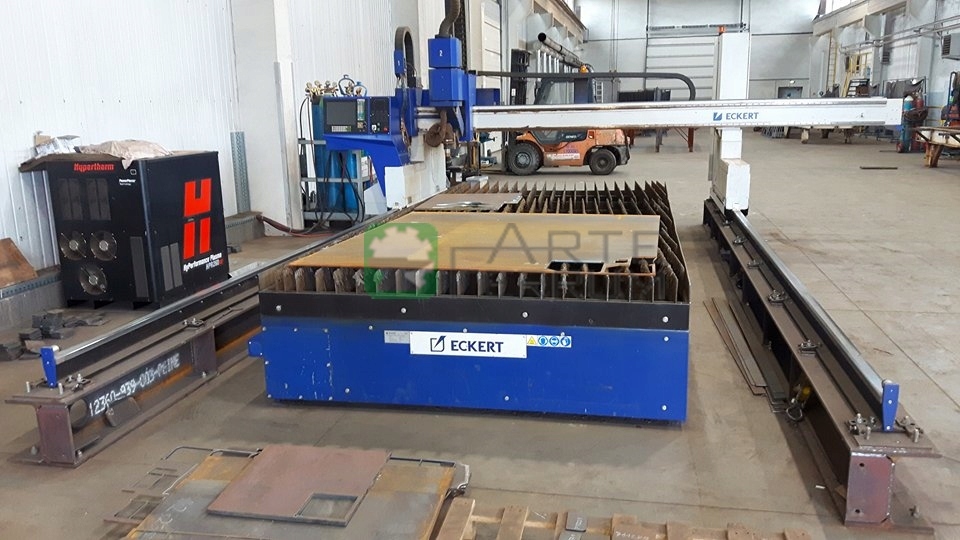 Eckert Szafir CNC plazma gas wypalarka przecinarka