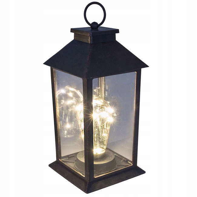 LAMPION LATARNIA LATARENKA ZNICZ Z ŻARÓWKĄ DUŻY