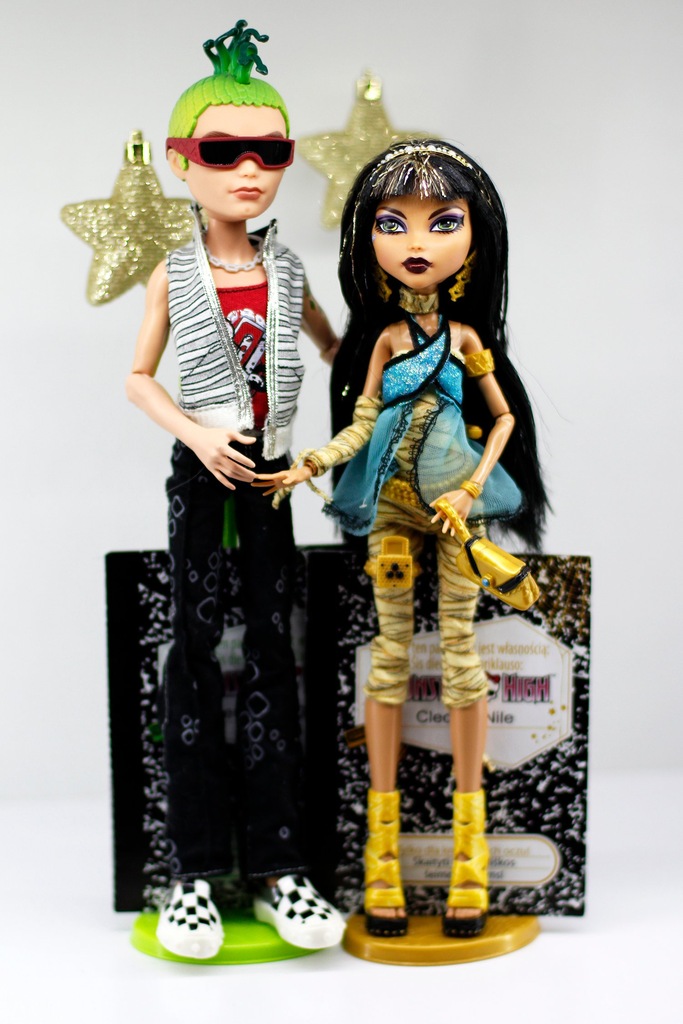Monster High Cleo i Deuce Basic 1 seria UNIKAT