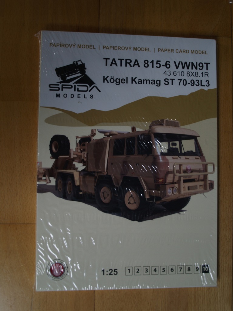 Spida Models TATRA 815-6 VWN9T +KOGEL KAMAG 1:25