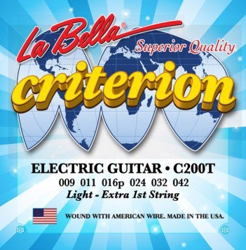 Struny do gitary elektrycznej La Bella 9-42 USA