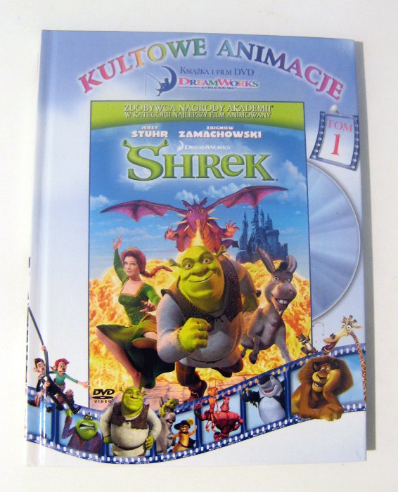 Kultowe Animacje SHREK. FILM + KSIĄŻKA - 7292476920 - Oficjalne ...