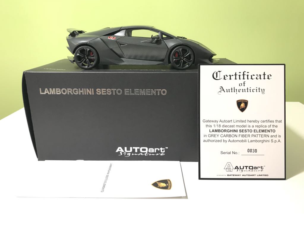 Autoart 1:18 Lamborghini Sesto Elemento