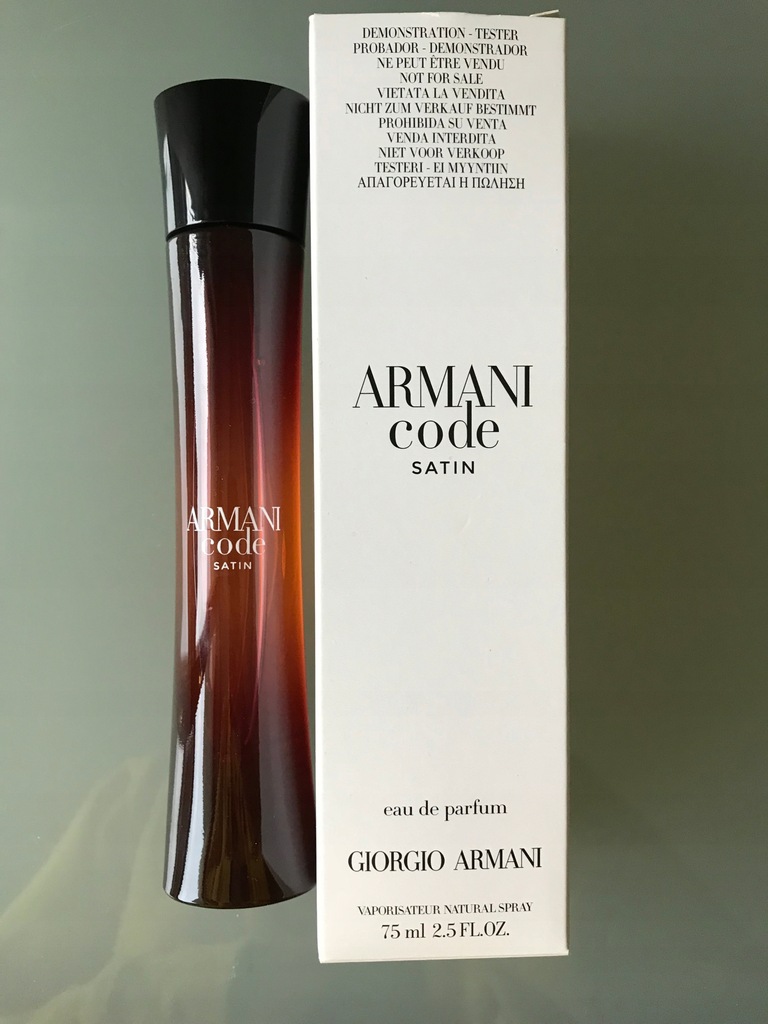 Armani code satin clearance tester