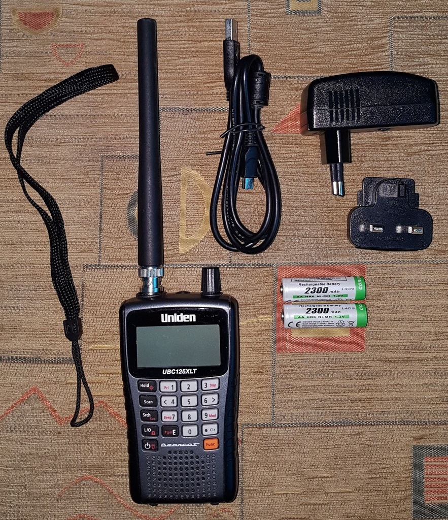 Skaner UNIDEN UBC 125 XLT + instrukcja PL