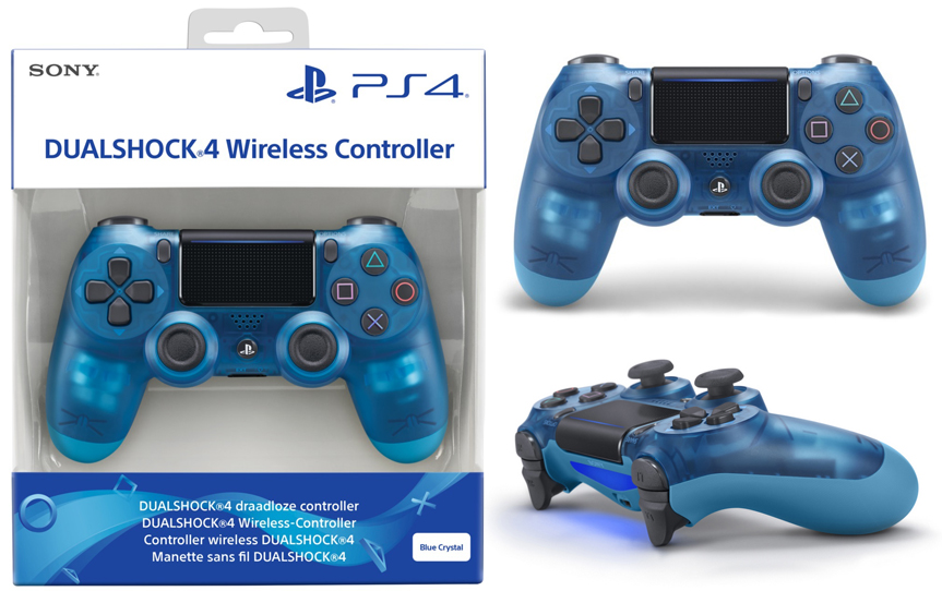 crystal blue ps4 controller