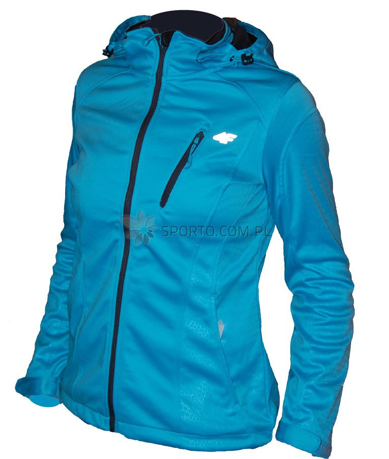 4F SFD002 Softshell damski Light turquoise S