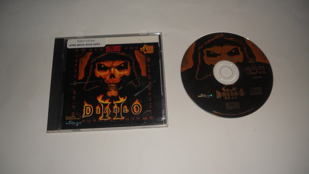 DIABLO II, cd key,  2000