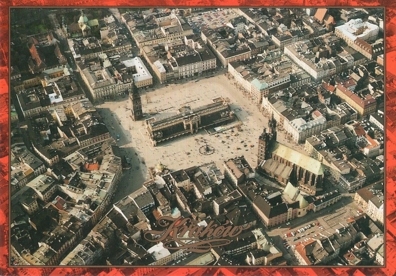 KRAKÓW - STARE MIASTO - WIDOK Z GÓRY - 2010R