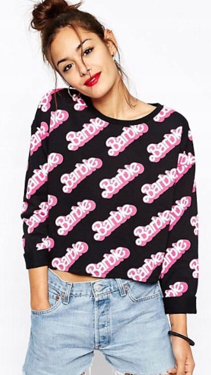 Bluza ASOS cropp Barbie 38 (M)