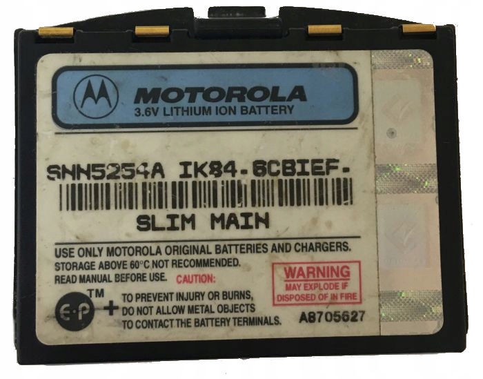 ORG BATERIA MOTOROLA SNN5254A StarTac 70 85 130