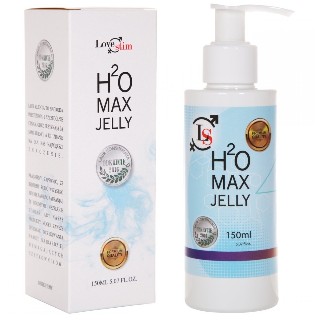 Lovestim H2O MAX JELLY 150ml POPUDZA ORGAZM SEKS