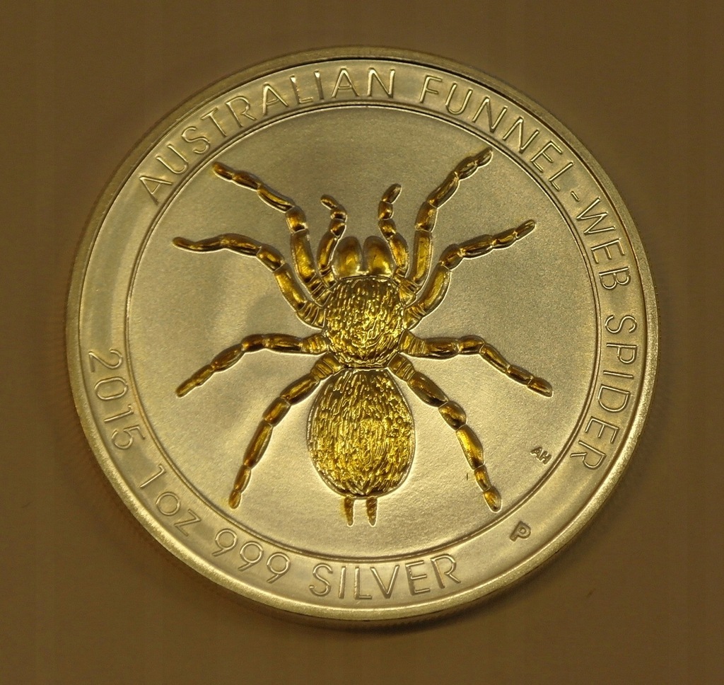 1 Dollar, Ptasznik Australijski 2015, Ag/Au