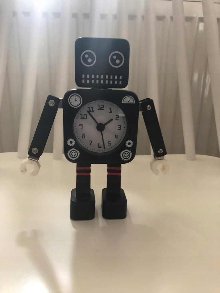 Zegar budzik Robot jak nowy