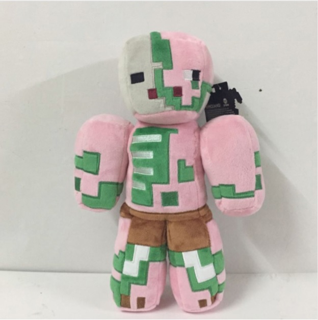 MASKOTKA PLUSZAK PIGMAN MINECRAFT ZABAWKA 18 CM
