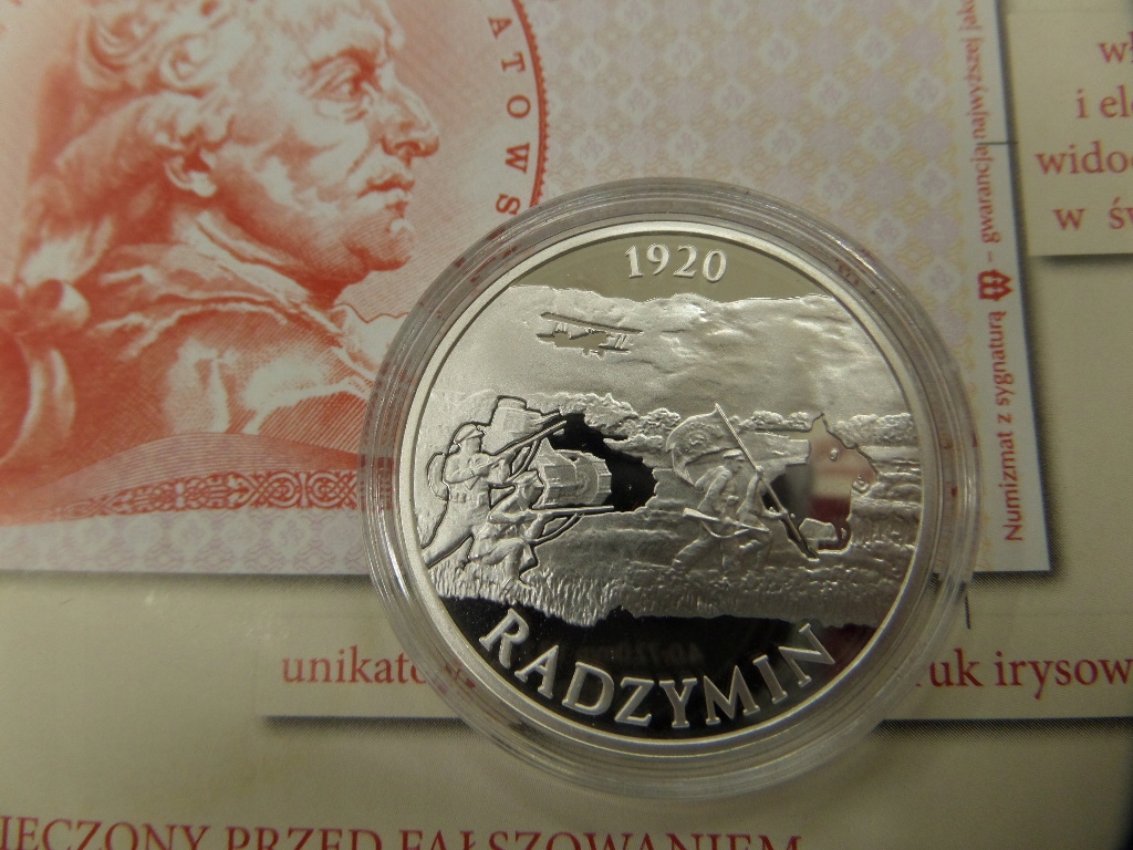 Wielkie Bitwy Polaków- Mennica Ag 14,14 g Radzymin