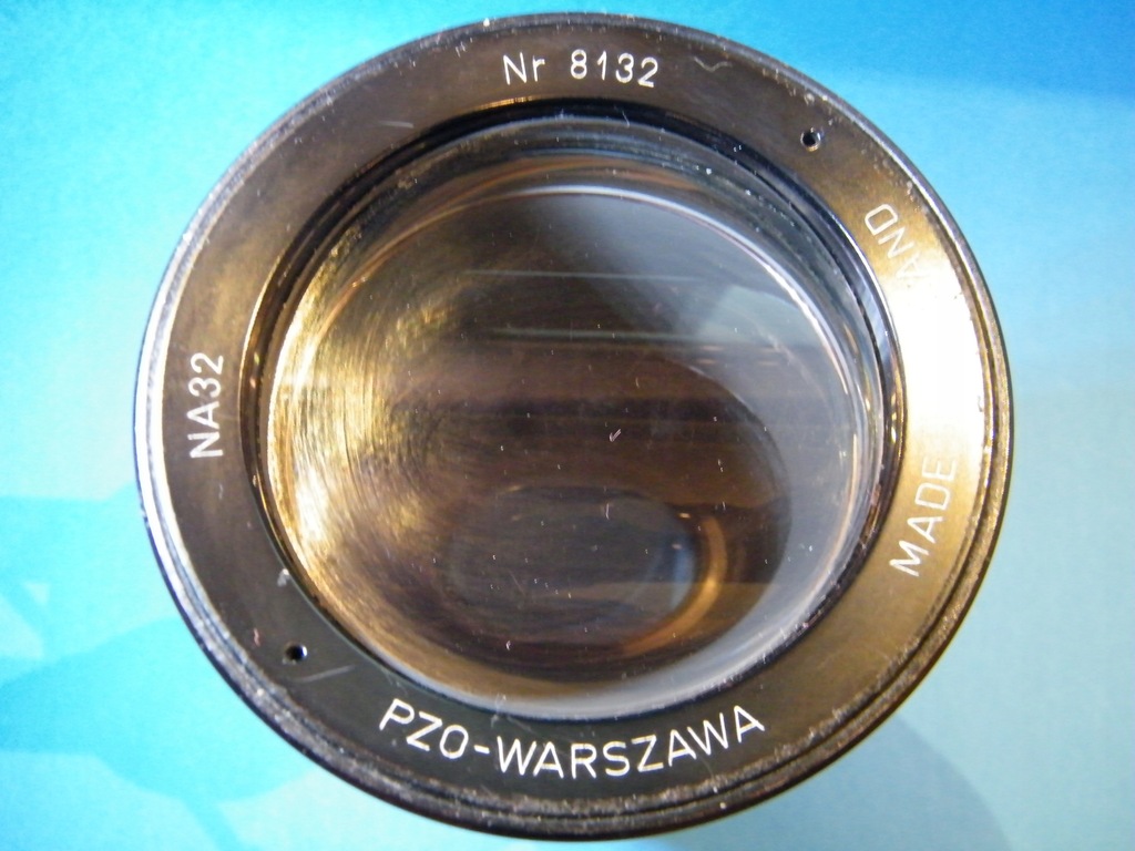 Stary Polski obiektyw PZO-Warszawa NA32 nr 8132