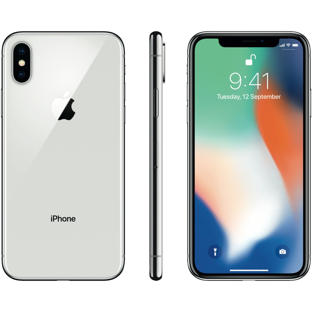 APPLE IPHONE X 10 256 GB SILVER PL DYSTRYB 24M GW - 7546204320 ...